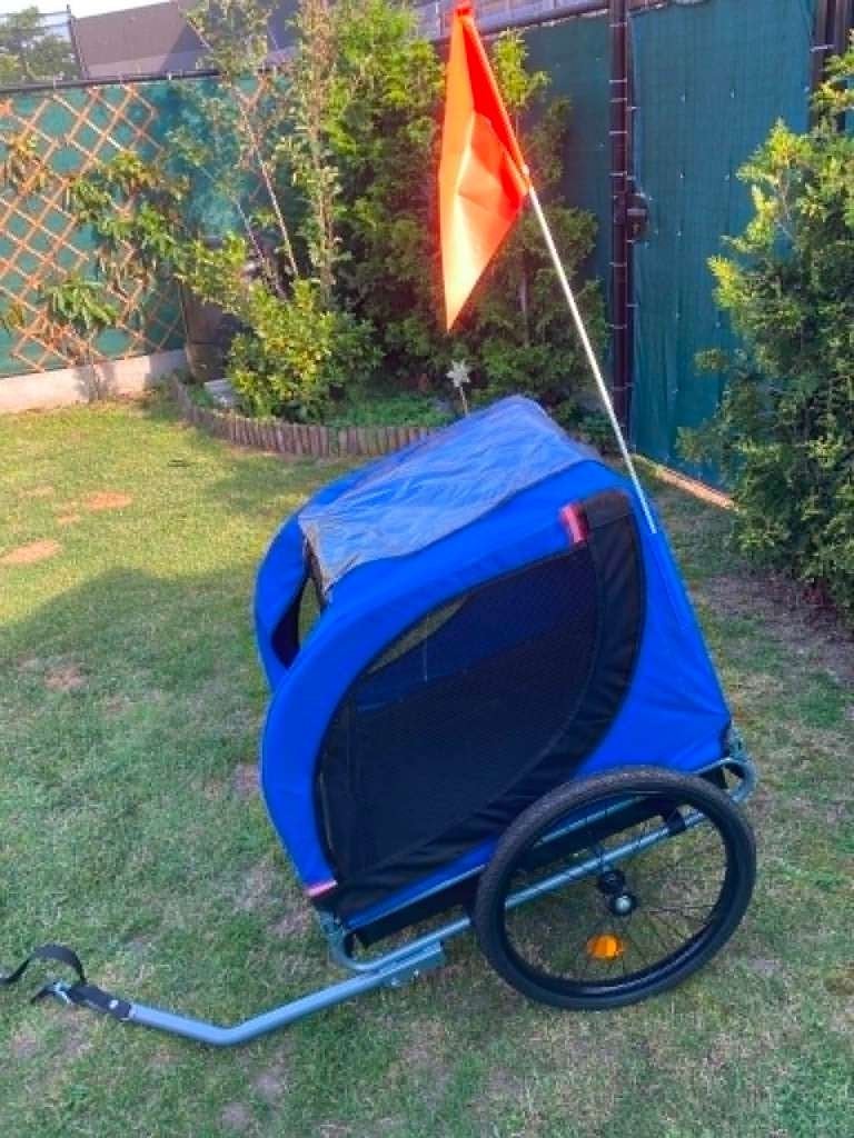 Fietskar hond, Animaux & Accessoires, Accessoires pour chiens, Neuf, Remorque de vélo pour chien, Enlèvement