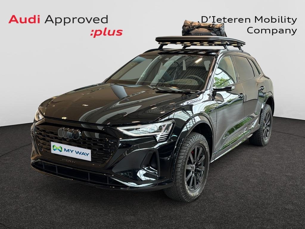 Audi Q8 e-tron Q8 e-Tron 106 kWh 55 Quattro Dakar, Auto's, Automaat, Zwart, 5 g/km, Elektrisch