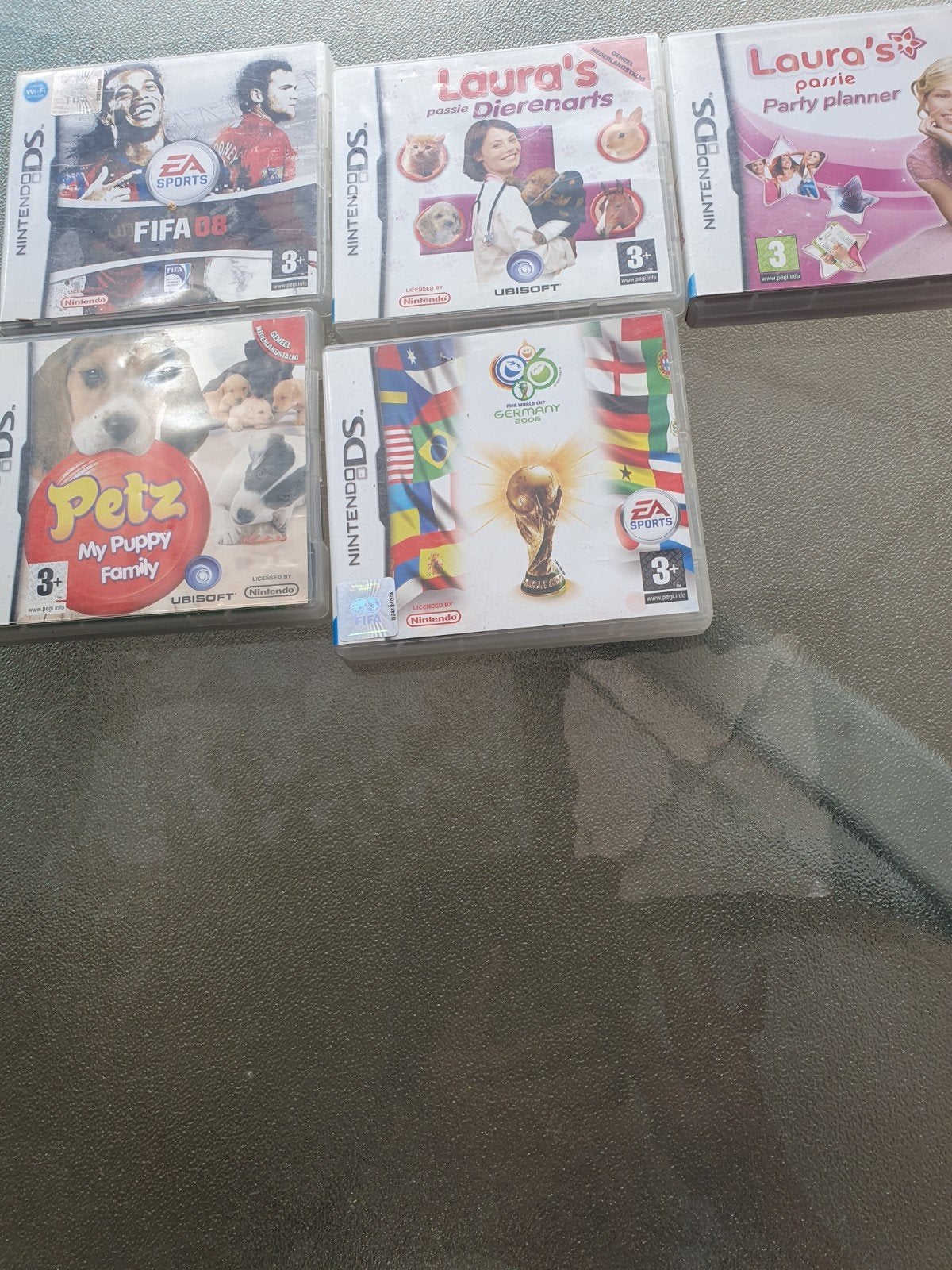 Nintendo ds spellentjes, Ophalen