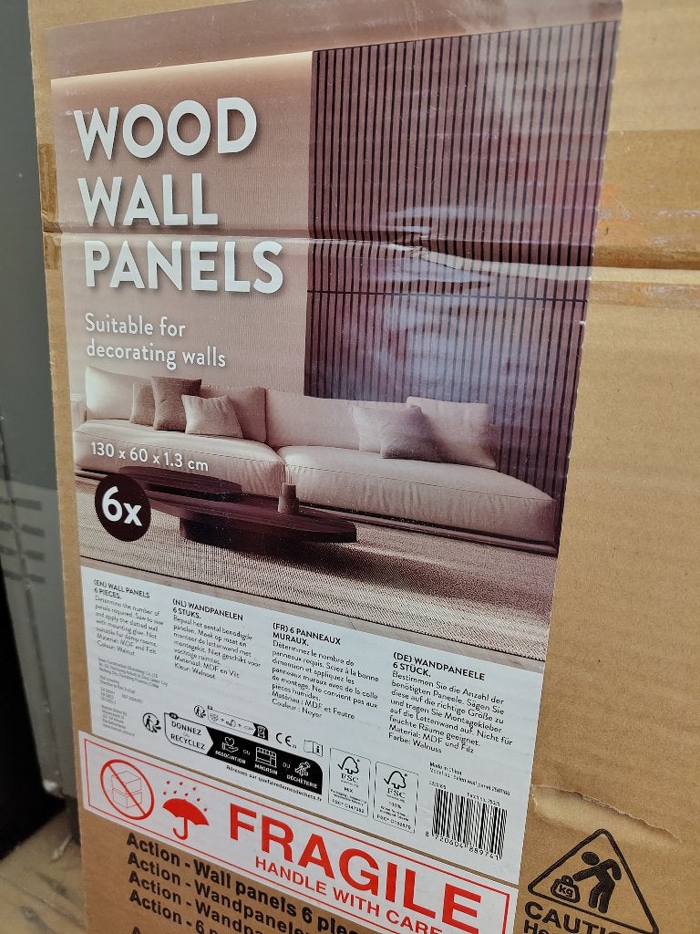 Decoratieve akoestische panelen - houtlook, Ophalen, Nieuw