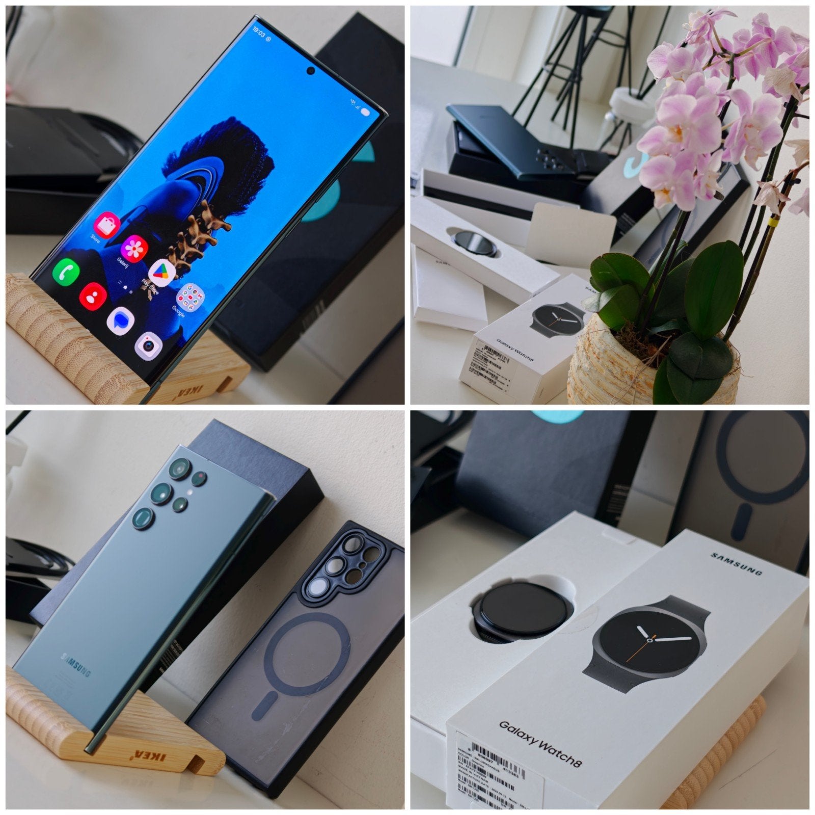 TOPDEAL: Samsung Galaxy S22 Ultra 256GB + Galaxy Watch 8, Ophalen, Zo goed als nieuw