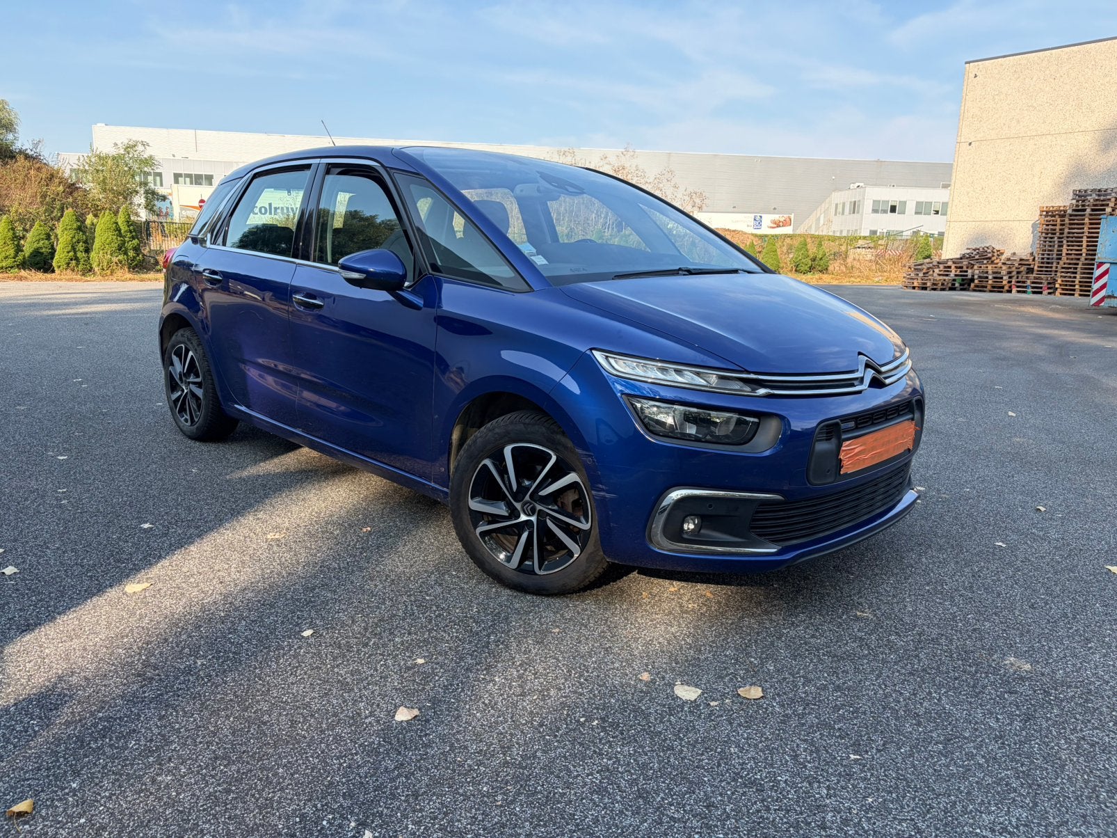 Citroen C4 automaat benzine 1.2 140 pk, Auto's, Blauw, C4 (Grand) Picasso, 5 zetels, 5 deurs