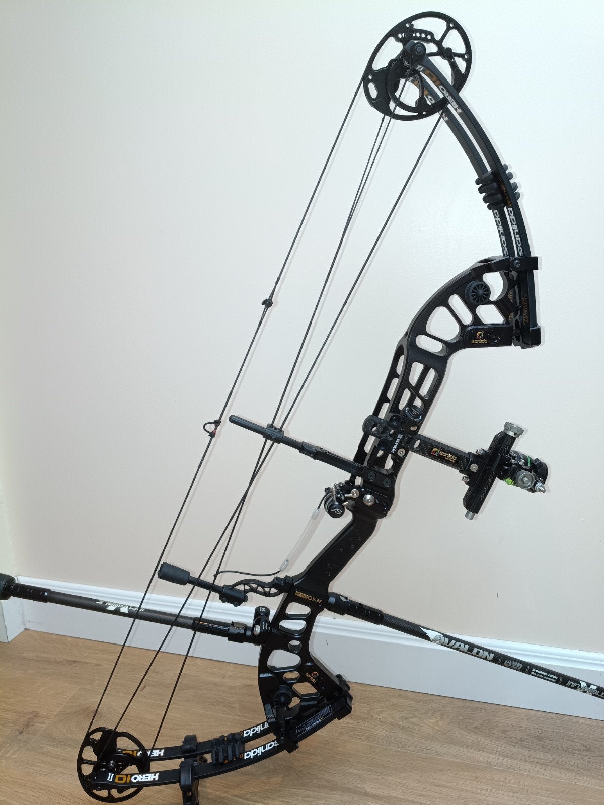 Compoundboog Sanlida Hero 10 II, Sport en Fitness, Handboogschieten, Ophalen of Verzenden, Compoundboog
