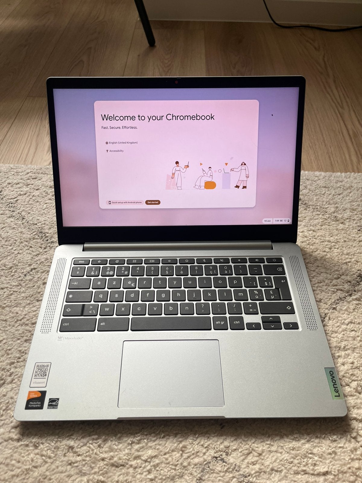Lenovo Chromebook, Informatique & Logiciels, Chromebooks, Enlèvement, Comme neuf