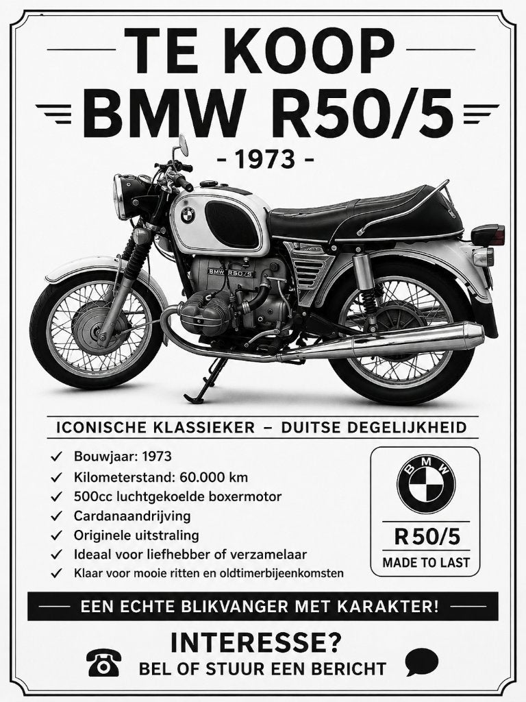 BMW R50 oldtimer