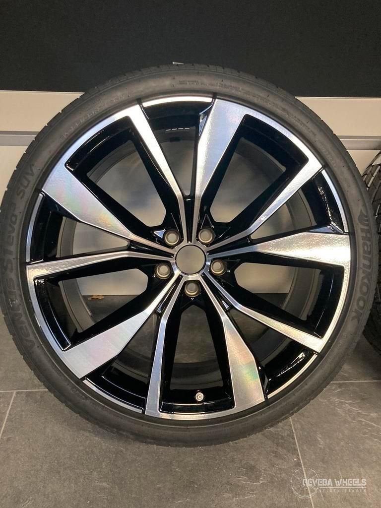 21'' originele Volkswagen Tiguan 5NA velgen banden 5x112 VW, Pneus et Jantes, 255 mm, Véhicule de tourisme, Pneus été