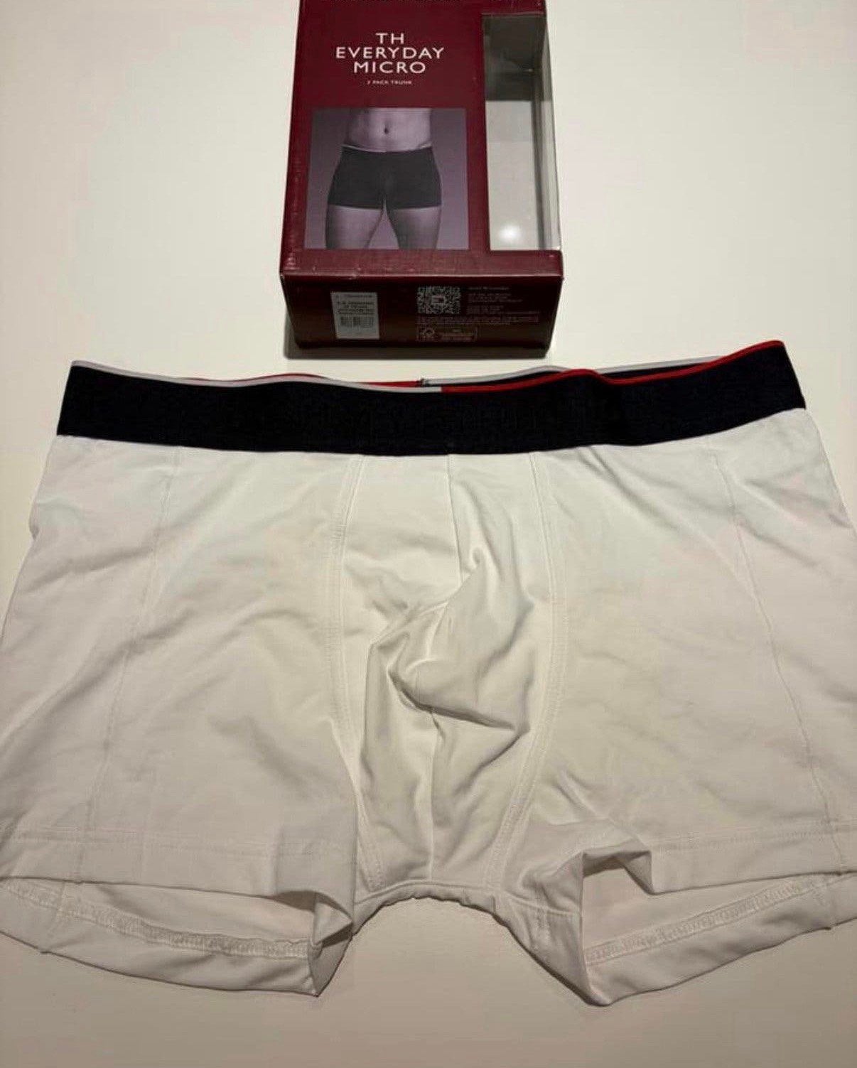 Boxer en microfibre Tommy Hilfiger neuf, Envoi, Blanc, Boxer