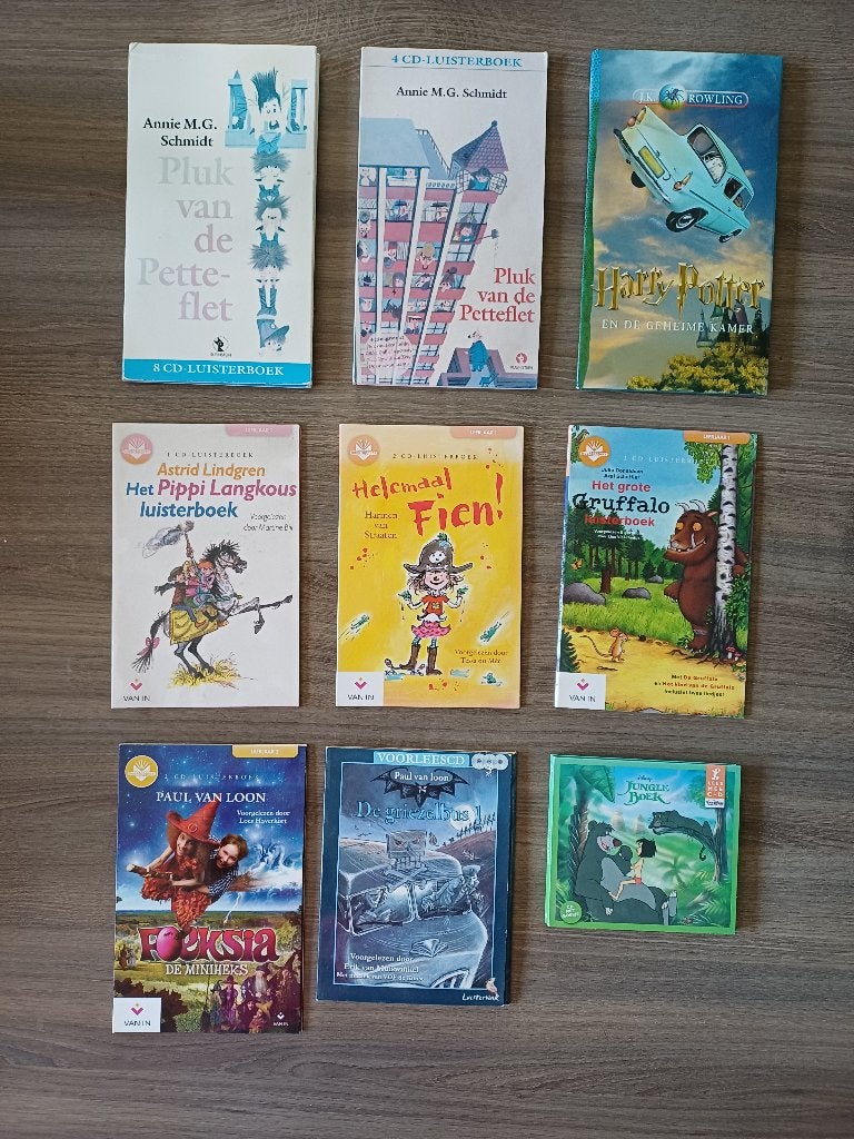 Pakket luisterverhalen kinderen, Boeken, Luisterboeken, Ophalen, Kind, Cd, Diverse auteurs