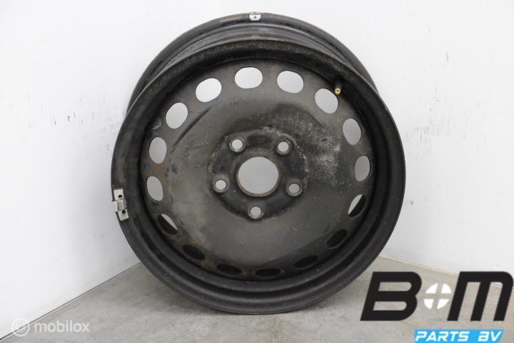1 losse 15 inch stalen velg Caddy 2K0601027B, Auto-onderdelen, Banden en Velgen, Gebruikt, Velg(en)