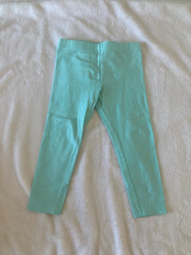 Groene legging (3/4de) - maat 110, Kinderen en Baby's, Kinderkleding | Maat 110, Ophalen of Verzenden, Gebruikt, Meisje, Broek
