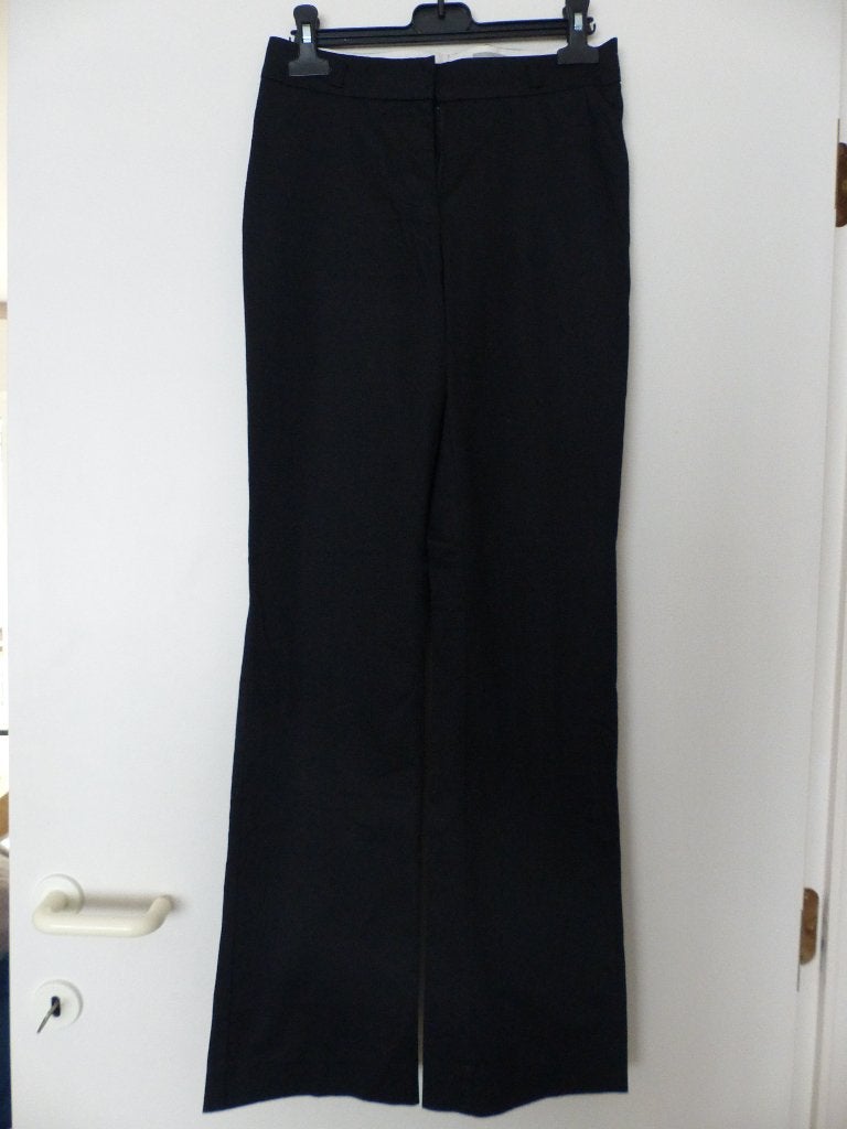 H&M zwarte geklede broek - maat 34, Kleding | Dames, Broeken en Pantalons, Zwart, Ophalen of Verzenden, Zo goed als nieuw, Maat 34 (XS) of kleiner