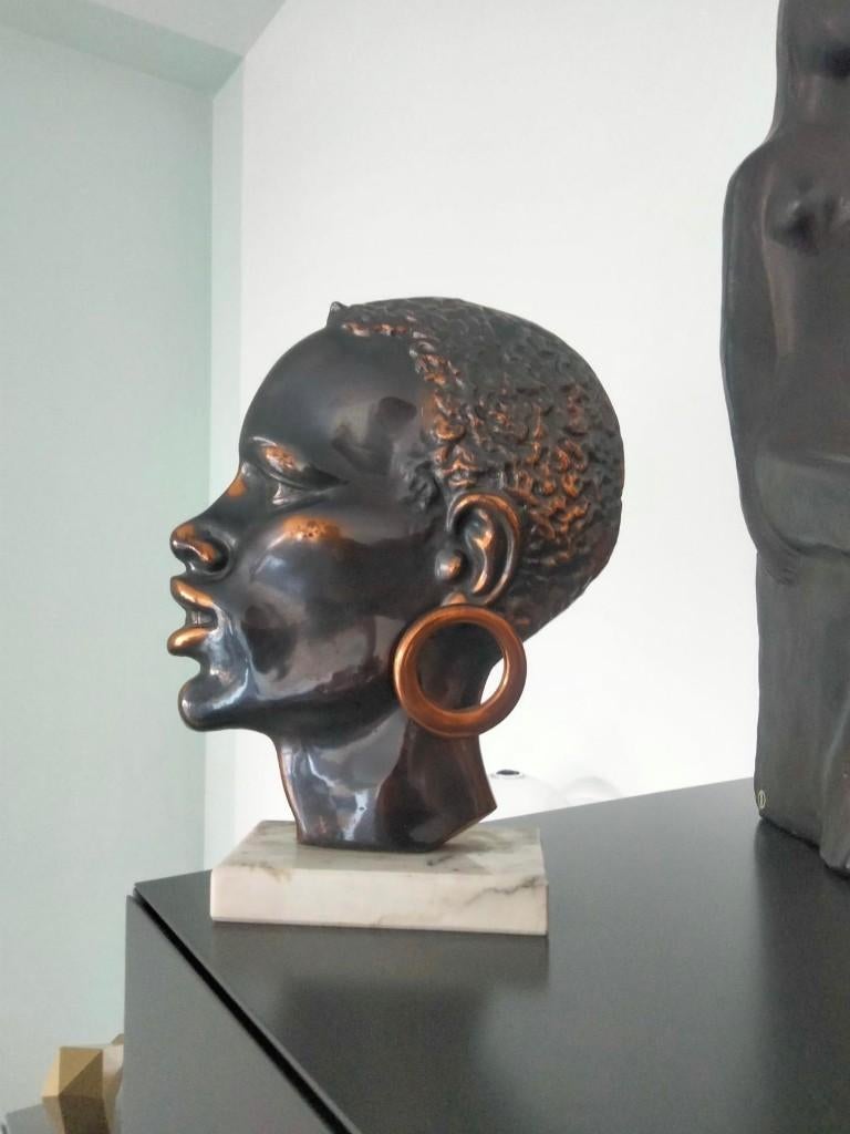 brocante beeld metaal kunst, Enlèvement ou Envoi