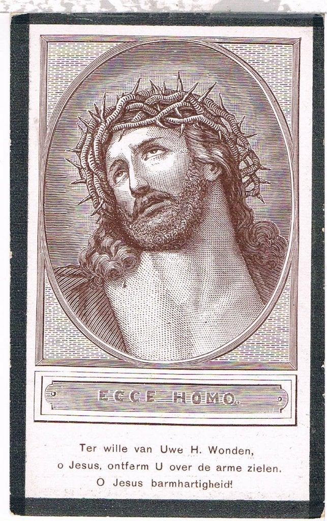 Bp. De Geeter Josephus. ° Uitkerke 1843 † Lissewege 1916, Ophalen of Verzenden, Bidprentje