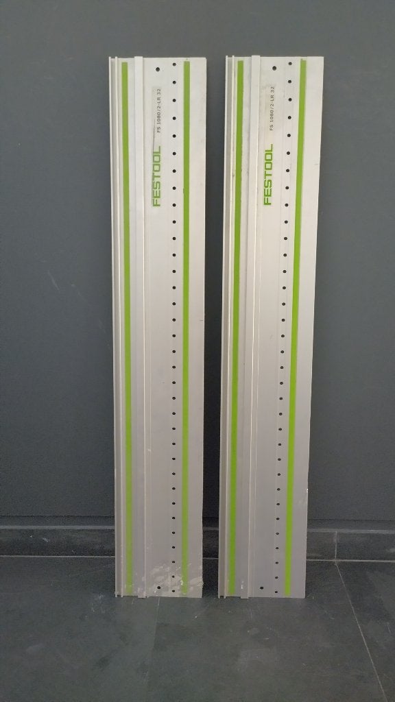 Festool Geleiderail FS 1080/2-LR 32 (met gatenrij), Doe-het-zelf en Bouw, Ophalen, Gebruikt, Overige typen, Festool