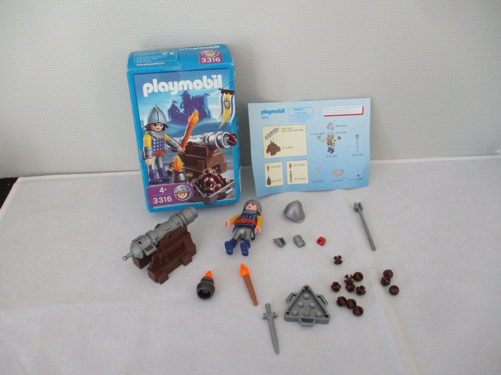 Playmobil 3328 Gevangen prins met bewaker ridder speelgoed, Complete set, Ophalen of Verzenden, Zo goed als nieuw, Figuren