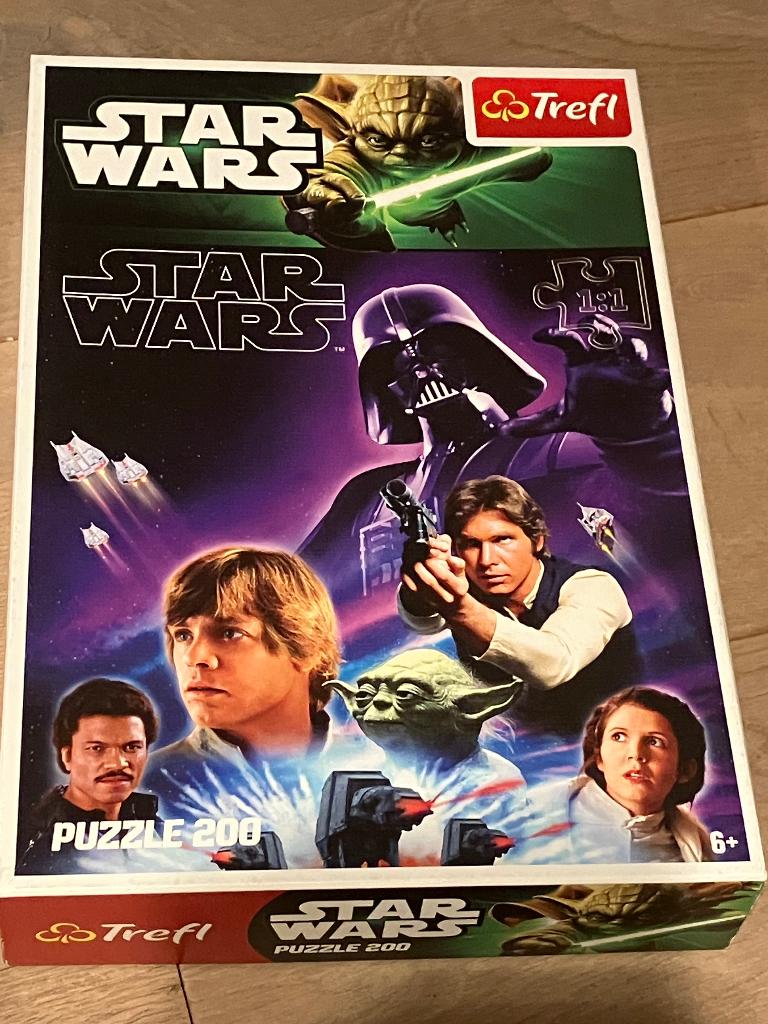 Puzzel - Trefl - 200 stukken - Star Wars, Enlèvement ou Envoi, Plus de 50 pièces, Utilisé, 6 ans ou plus