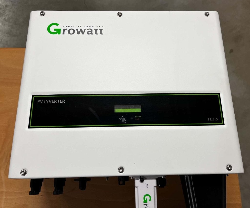 Growatt 9000 TL3-S 9kW 3-fase omvormer, Doe-het-zelf en Bouw, Zonnepanelen en Toebehoren, Nieuw, Compleet systeem, 200 wattpiek of meer