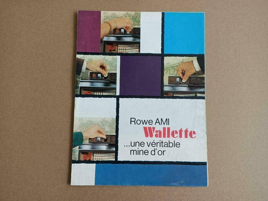 Folder: Rowe AMi Wallette (1966) jukebox, Collections, Machines | Jukebox, Ami, Envoi