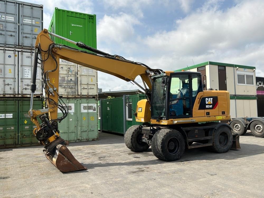 2017 Caterpillar M314F Banden Graafmachine, Graafmachine