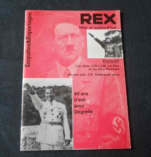 REX hier et aujourd'hui - Degrelle, Enlèvement ou Envoi, 20e siècle ou après, Utilisé
