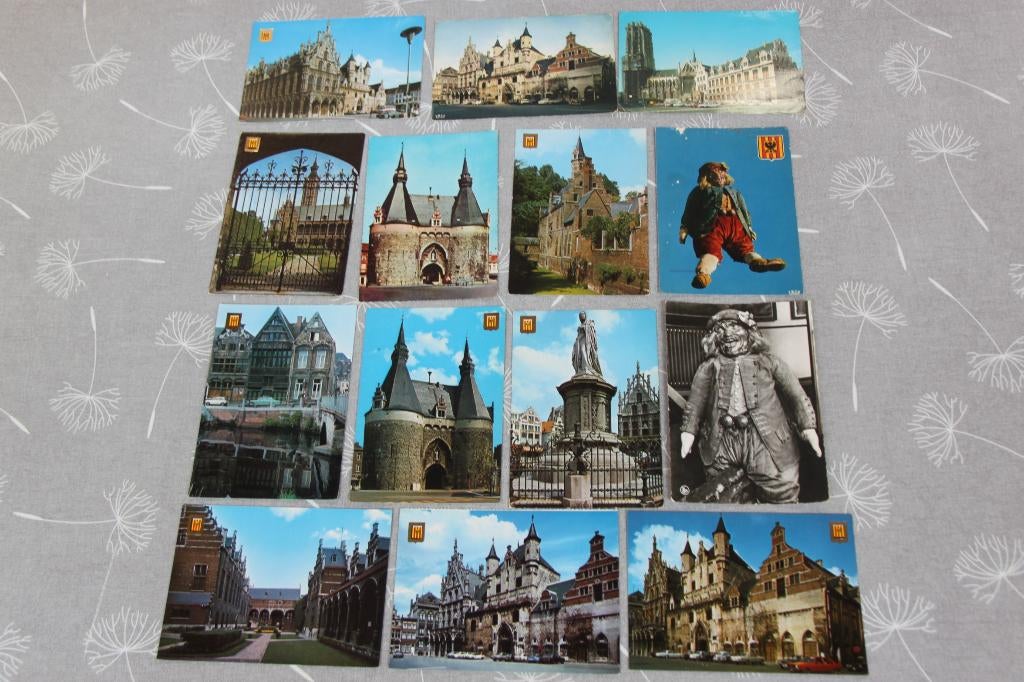 15 postkaarten Mechelen, Ophalen of Verzenden, 1980 tot heden, Gelopen, Antwerpen