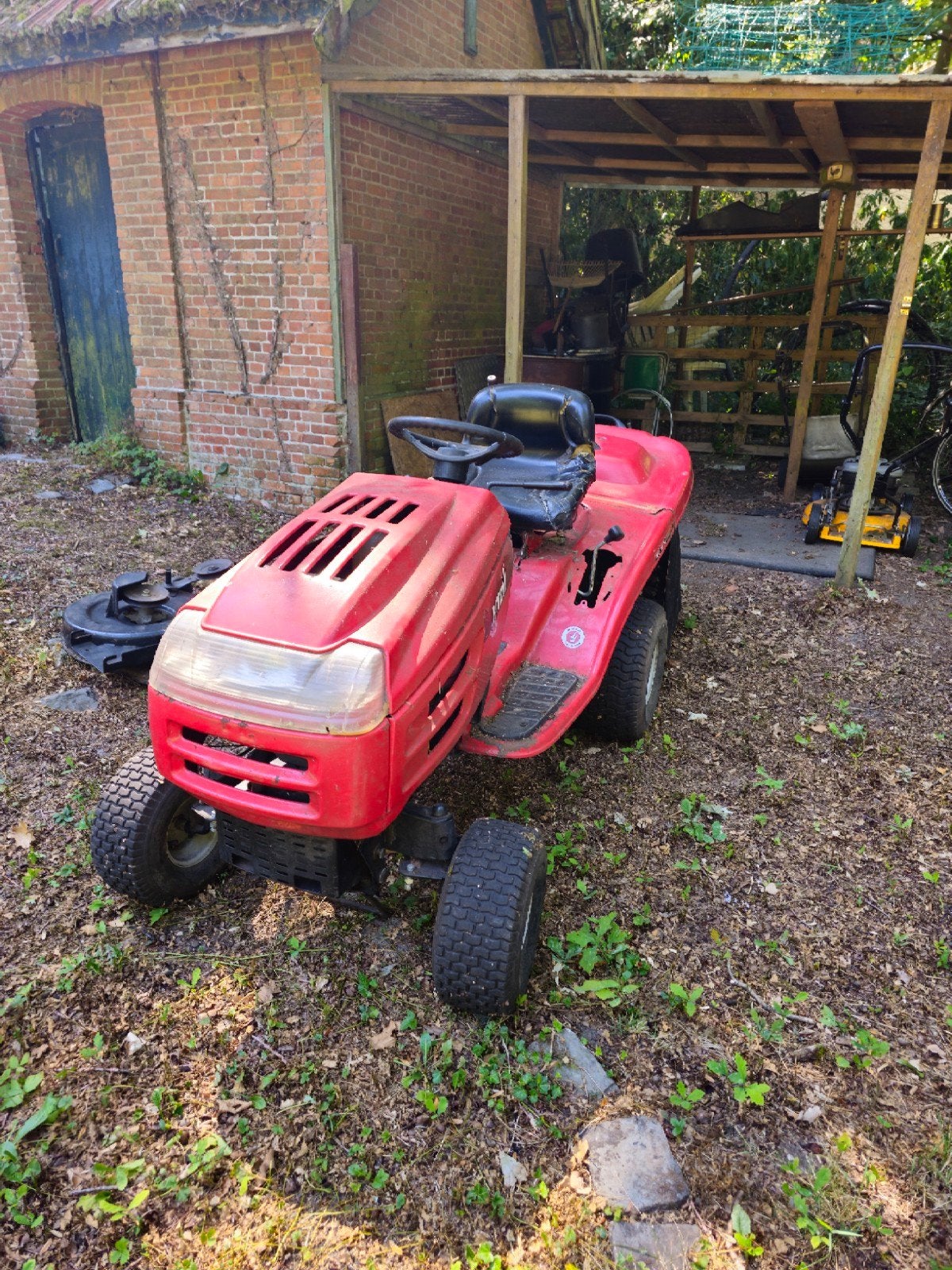 Zitmaaier MTD 15pk, Tuin en Terras, Ophalen