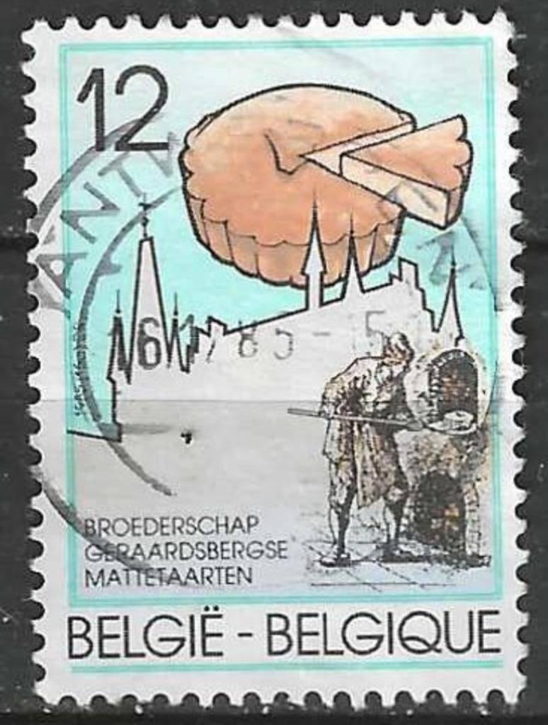 Belgique 1985 - Yvert/OBP 2184 - Folklore Geraardsberge (ST), Envoi, Affranchi, Oblitéré