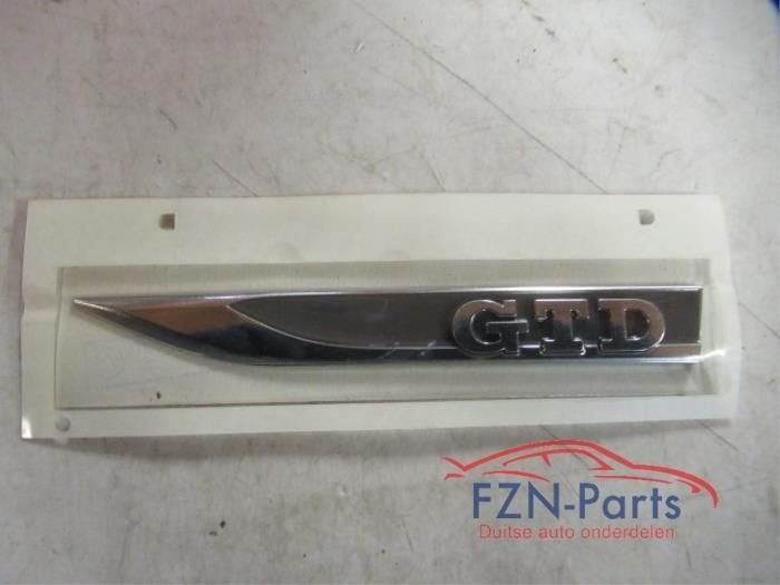 VW Golf 7 GTD Embleem Sticker Logo Zijscherm Links, Auto-onderdelen, Ophalen of Verzenden, Gebruikt