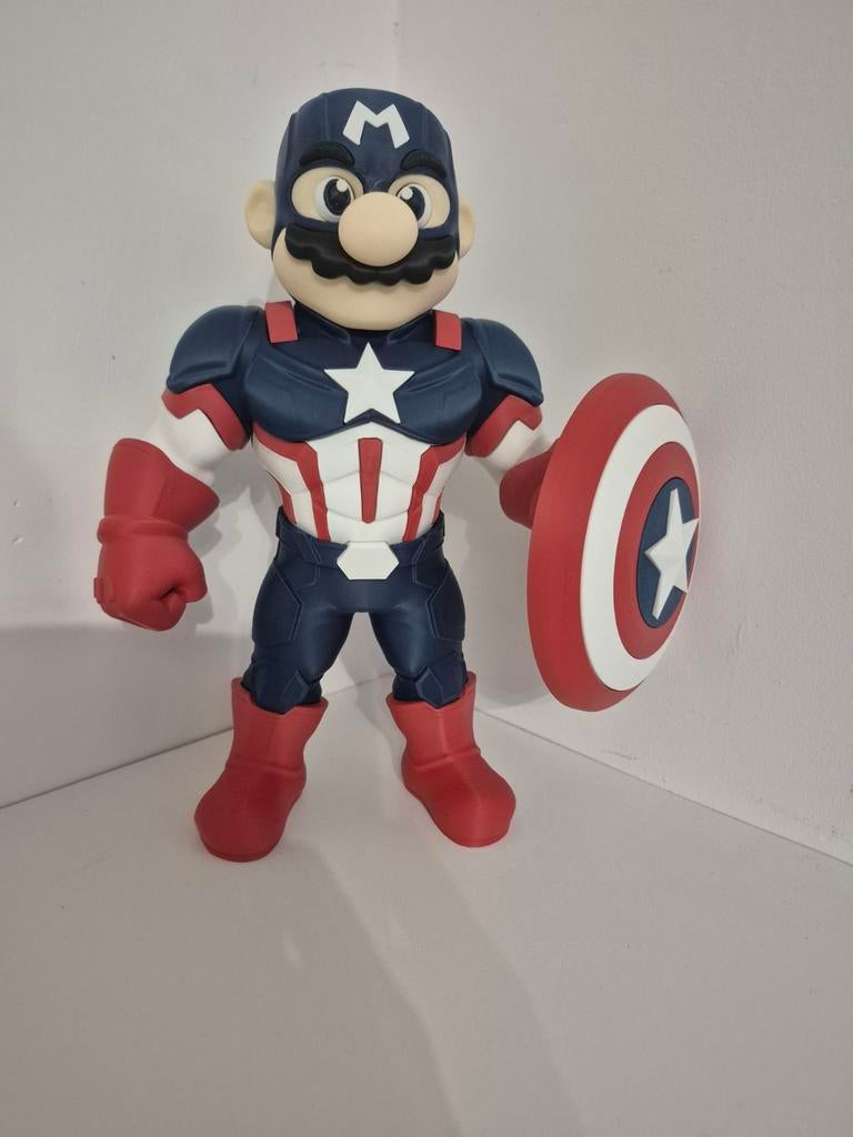Figurines de  Captain Mario  28cm, Collections, Enlèvement