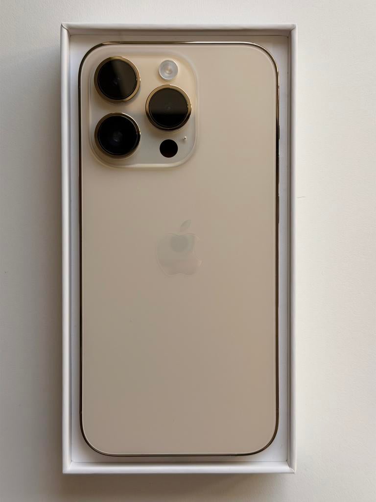 Iphone 14 Pro - 128 go, Ophalen, 84 %, Zonder abonnement, Goud