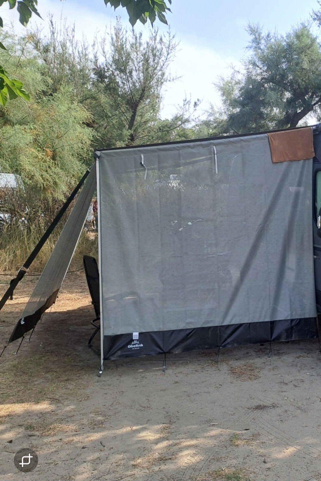 Obelink Sol Side Deluxe zijwand, Caravanes & Camping, Enlèvement, Comme neuf