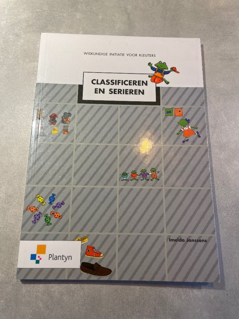 Wiskundige initiatie voor kleuters classificeren en serieren, Boeken, Ophalen of Verzenden, Zo goed als nieuw, Hogeschool, Imelda Janssens