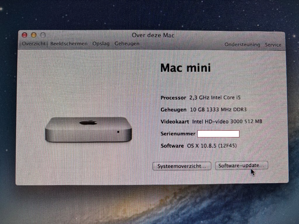 Apple Mac Mini (Mid 2011), Computers en Software, Ophalen, 500GB HD + 120GB SSD, 2 tot 3 Ghz, Zo goed als nieuw