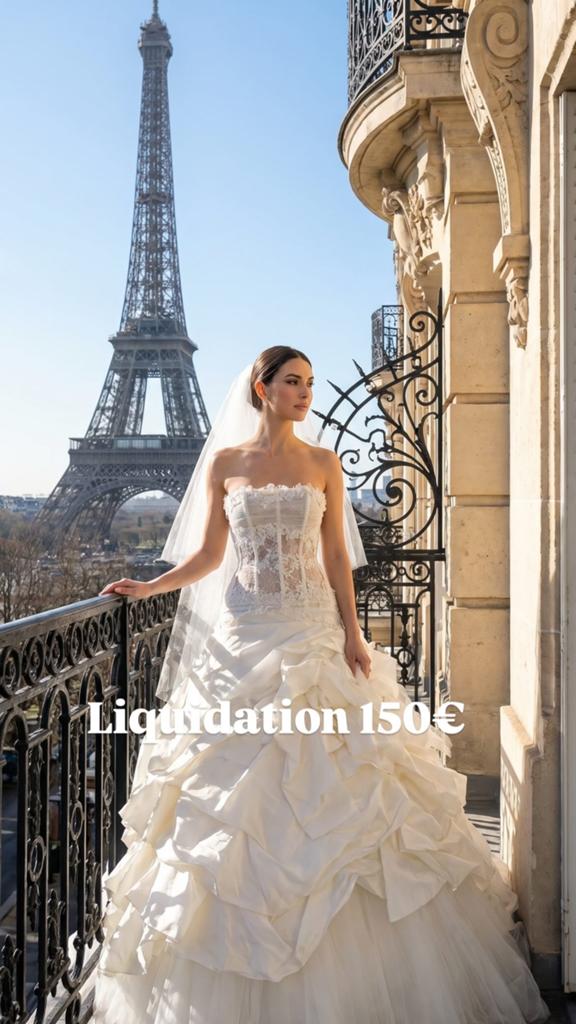 Robe de mariee marque française, Enlèvement ou Envoi, Comme neuf