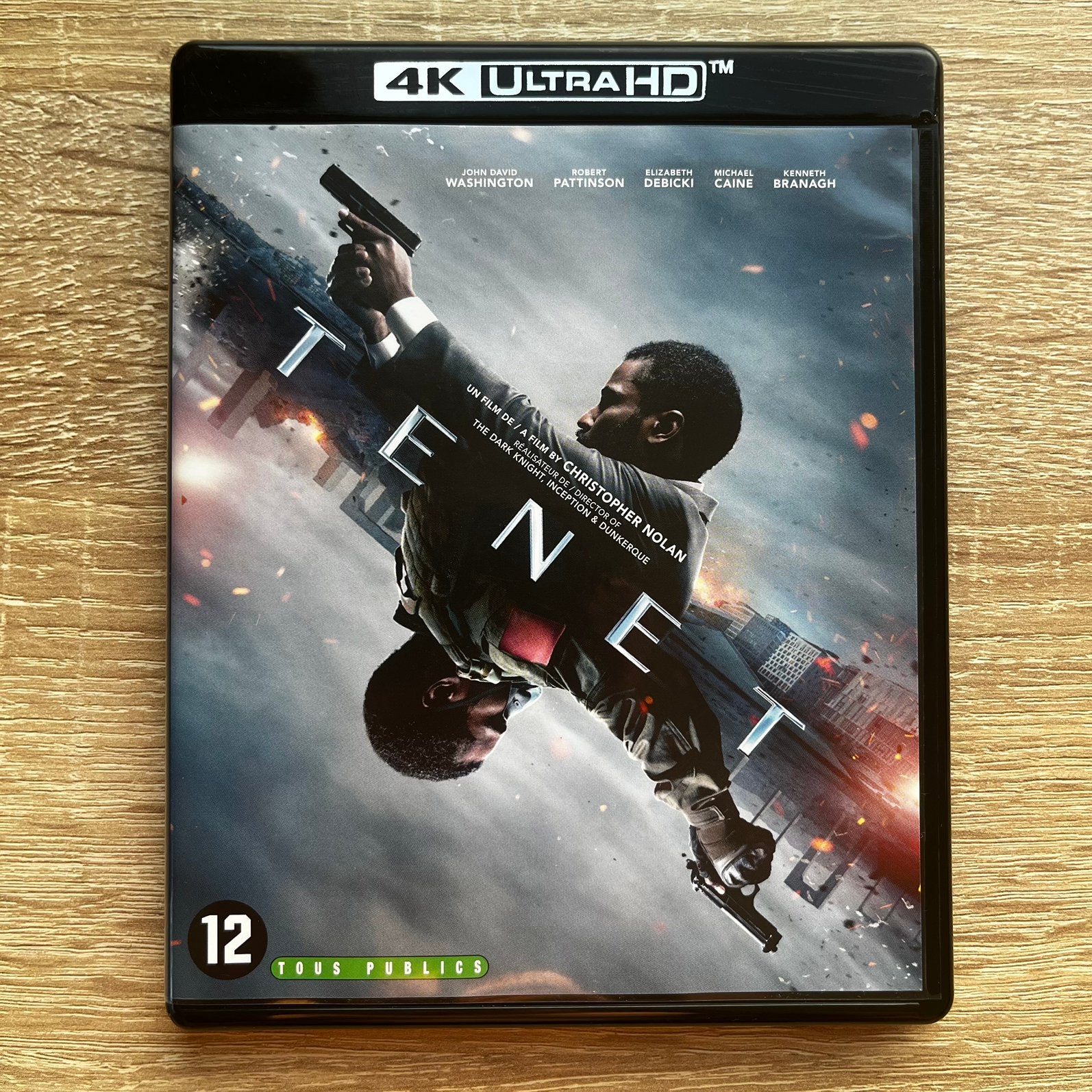 Tenet 4K Ultra HD + Blu-ray (3 Discs), Cd's en Dvd's, Blu-ray, Ophalen of Verzenden, Zo goed als nieuw, Audio, Blu-ray
