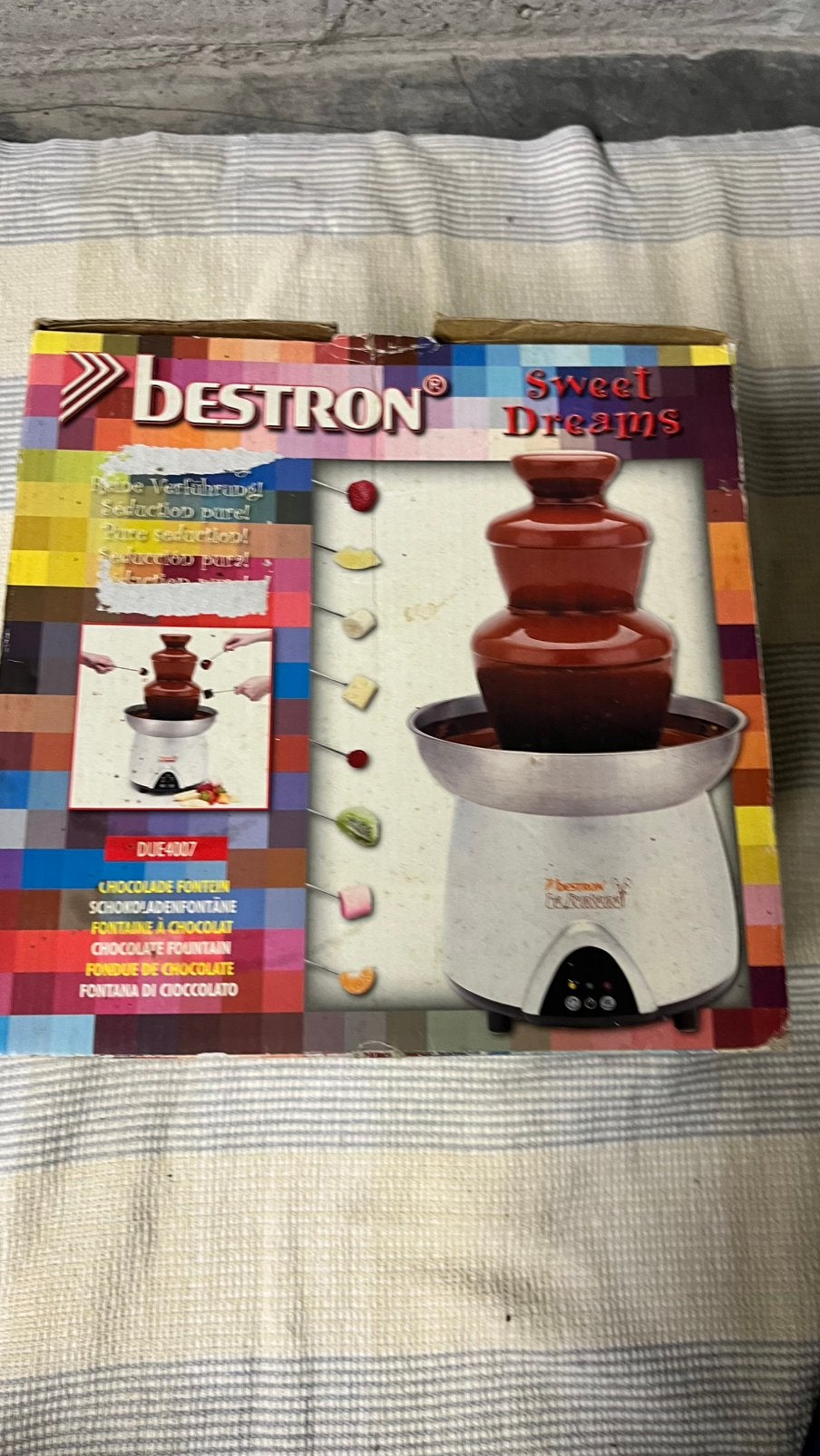 Fondue fontaine à chocolat, Elektronische apparatuur, Ophalen, Zo goed als nieuw
