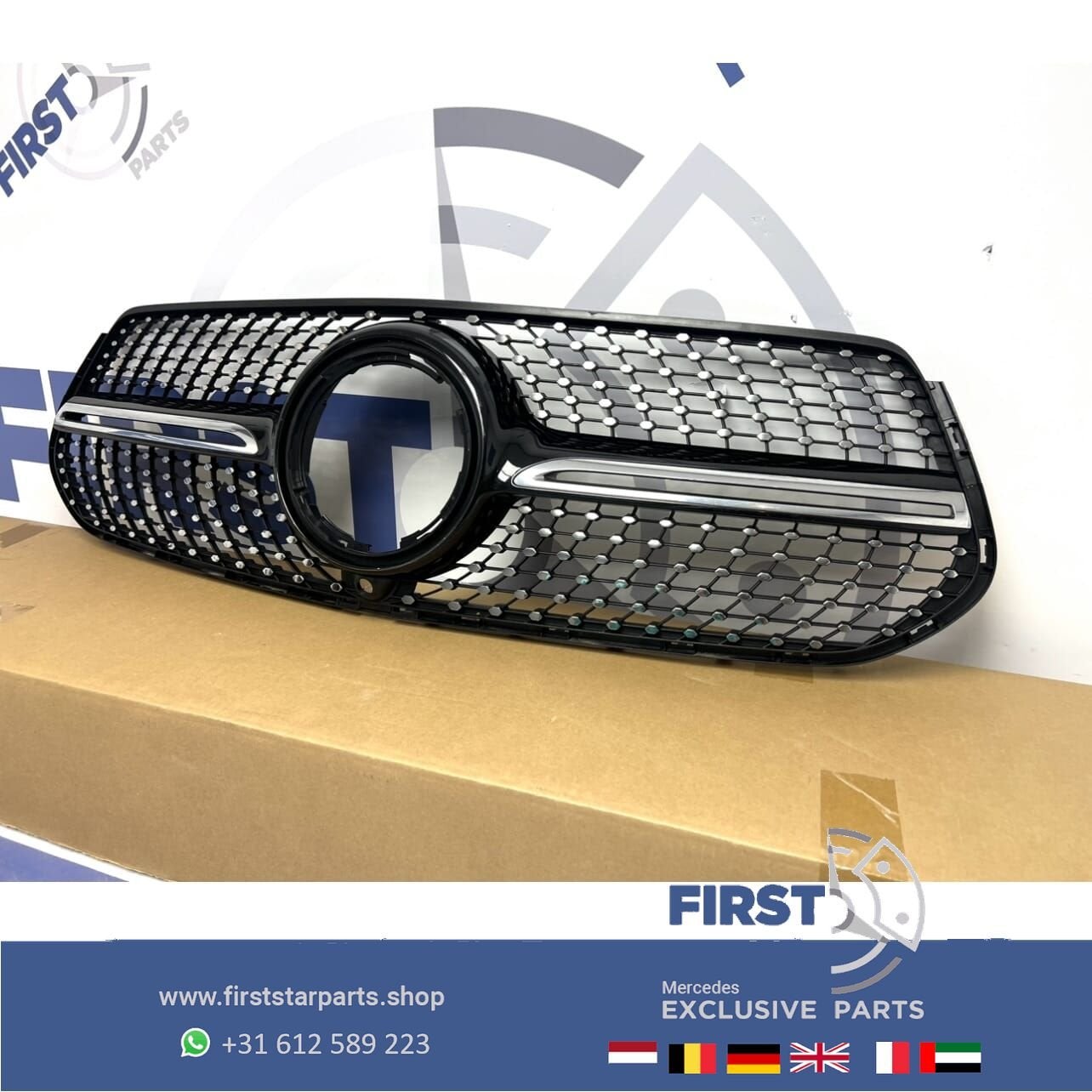 W167 V167 C167 GLE KLASSE AMG DIAMOND GRIL 2018-2024 AMG LIN, Utilisé, -, -, Enlèvement ou Envoi