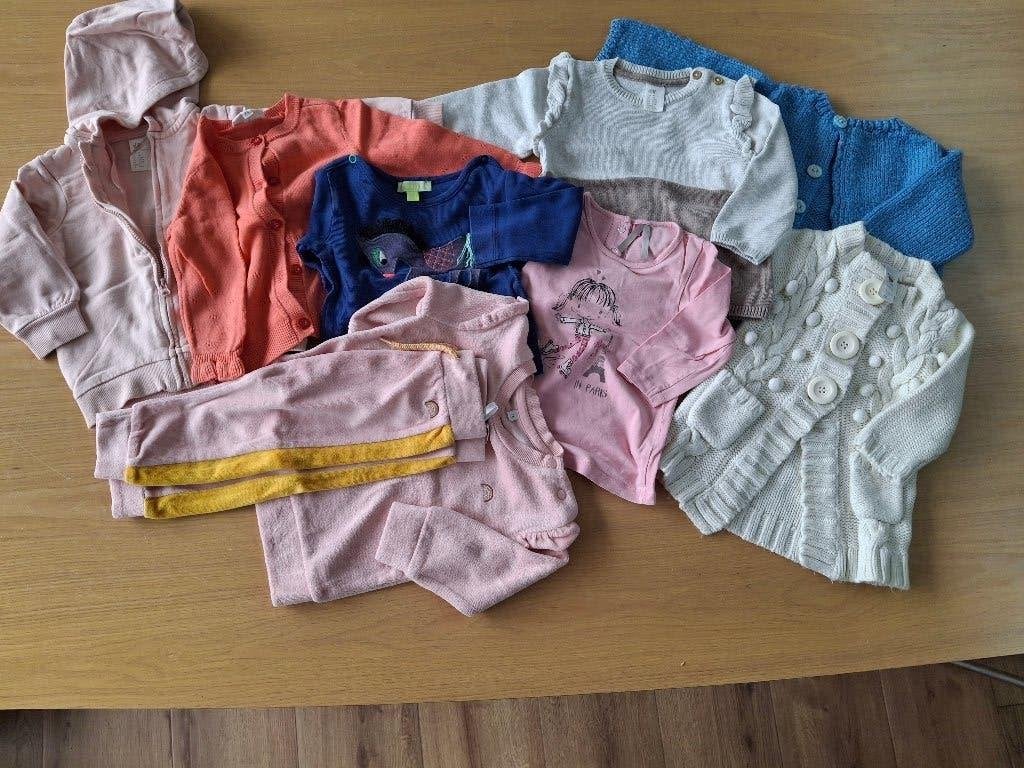 Winterkleding, meisje, maat 74, 17 stuks, Ophalen, Gebruikt, Maat 74