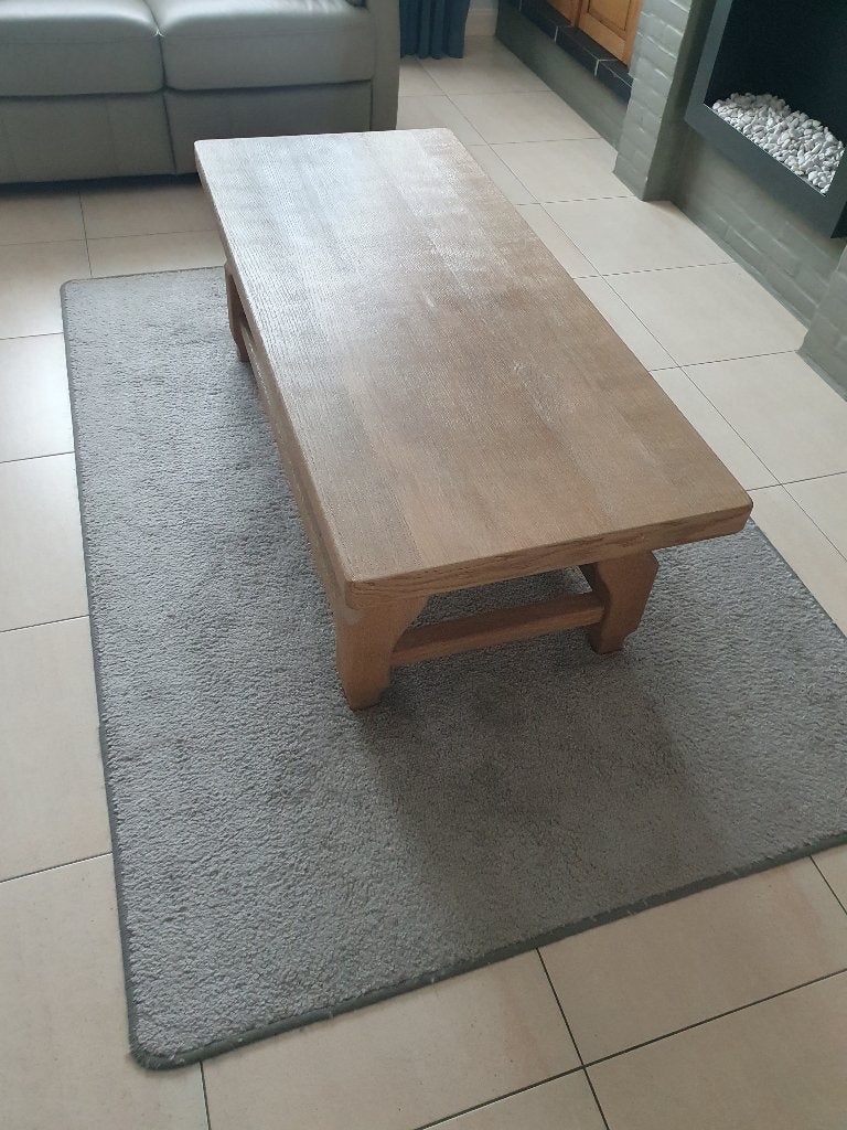 Salontafel, Ophalen, Zo goed als nieuw, Rechthoekig, Eikenhout