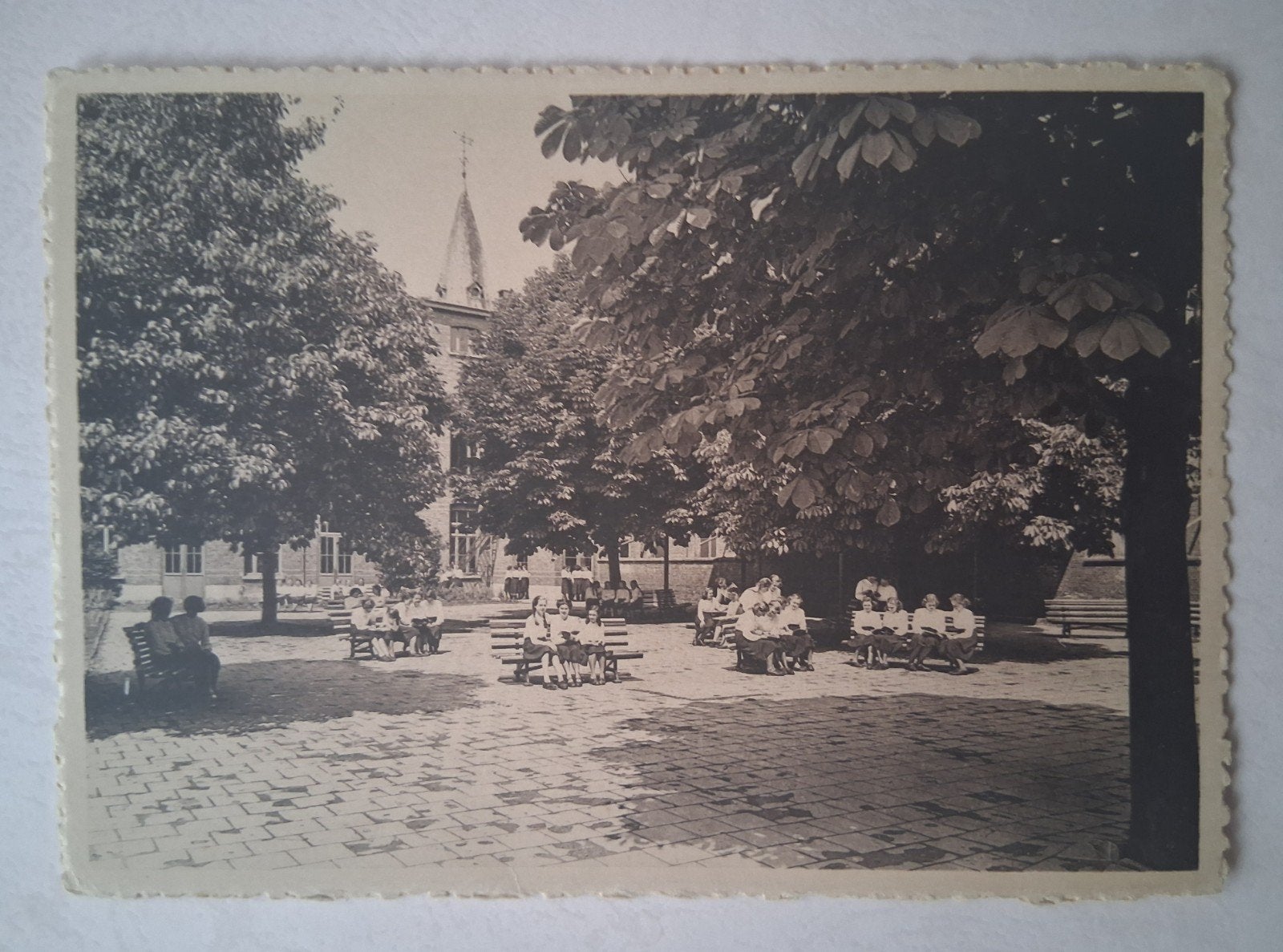 vintage Postkaart St.Jozelnormaalschool Herentals, Collections, Cartes postales | Belgique, Enlèvement ou Envoi