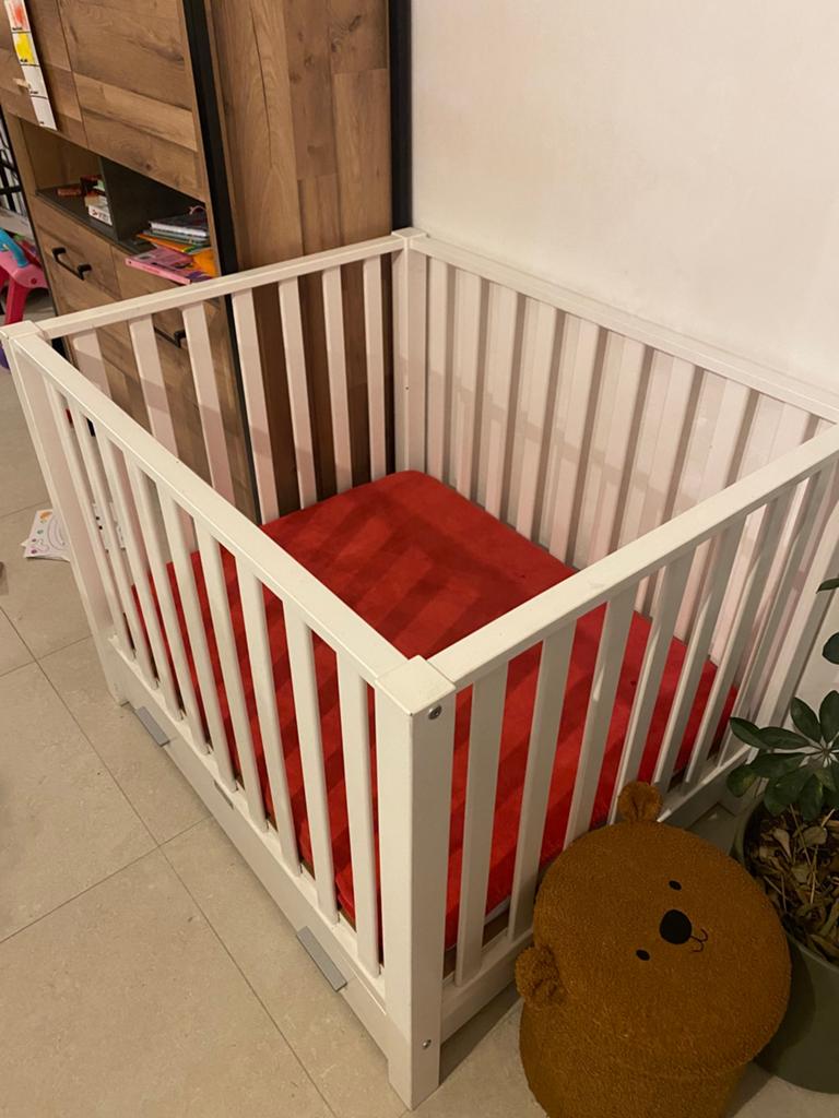 Bopita park met matras en parkomranding, Kinderen en Baby's, Ophalen, Zo goed als nieuw, Rechthoekig, In hoogte verstelbaar