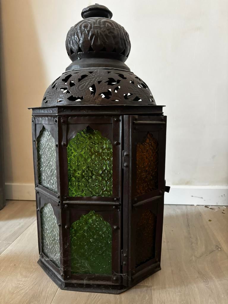 Antieke Marokkaanse Lantaarn, Ophalen, Gebruikt, Overige kleuren, 50 tot 75 cm