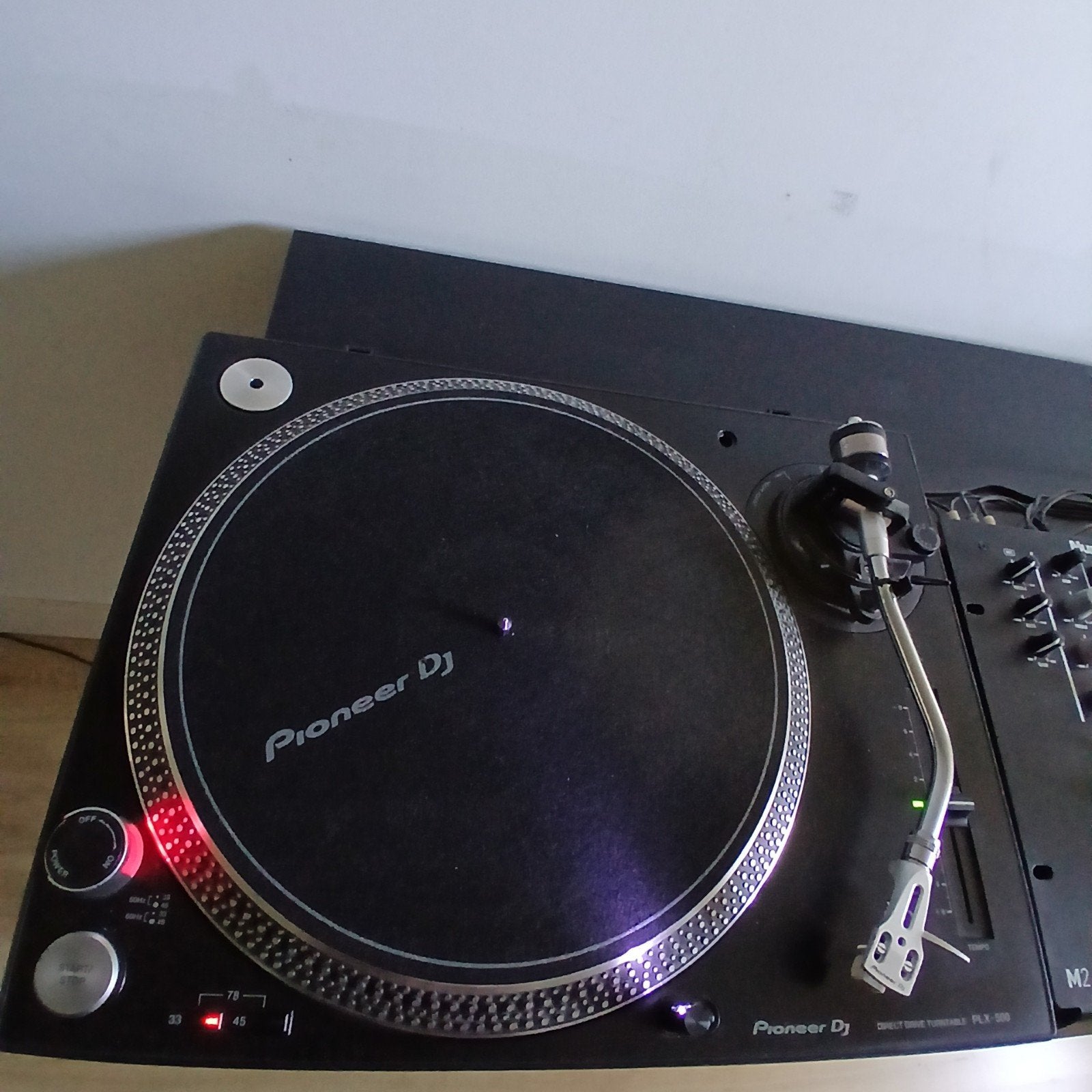 2 pioneer plx 500 + numark m2 mixer, Audio, Tv en Foto, Platenspelers, Ophalen, Automatisch, Zo goed als nieuw, Pioneer