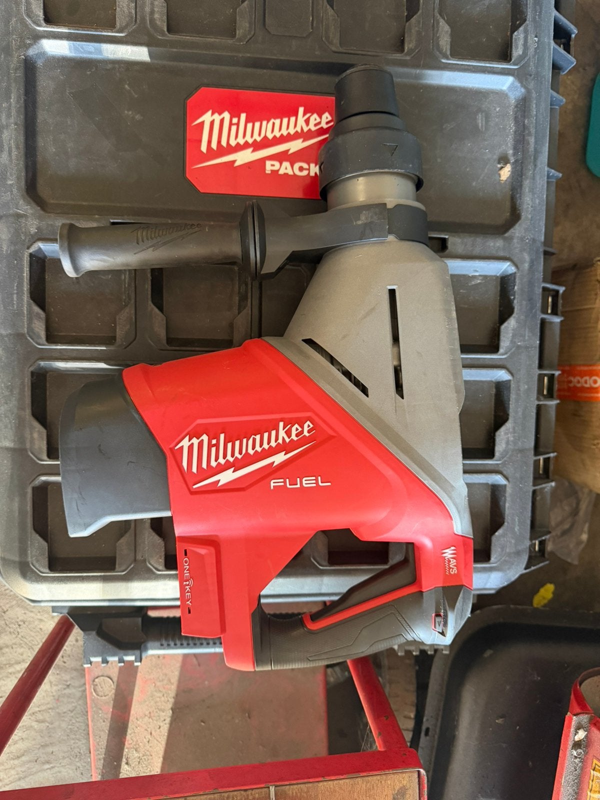 Milwaukee M18 FHACO745-0C 18V marteau-combi sans fil, Doe-het-zelf en Bouw, Ophalen, Zo goed als nieuw, Boor- en/of Breekhamer
