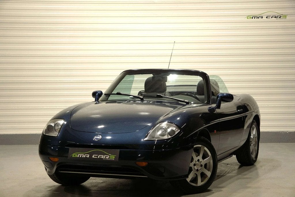 Fiat Barchetta 1.7i 16v Naxos Cabriolet-Leder-76dkm-Garantie, Autos, Fiat, Cuir, Achat, Entreprise, Boîte manuelle