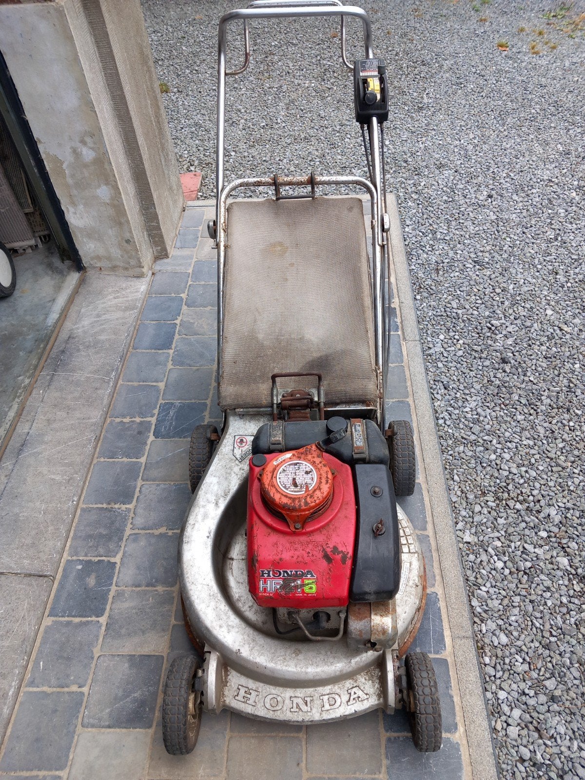 honda hr21-5, Tuin en Terras, Grasmaaiers, Ophalen, Cirkelmaaier, Honda, Gebruikt