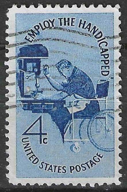 États-Unis 1960 - Yvert 690 - Probation de personnes (ST), Envoi, Affranchi