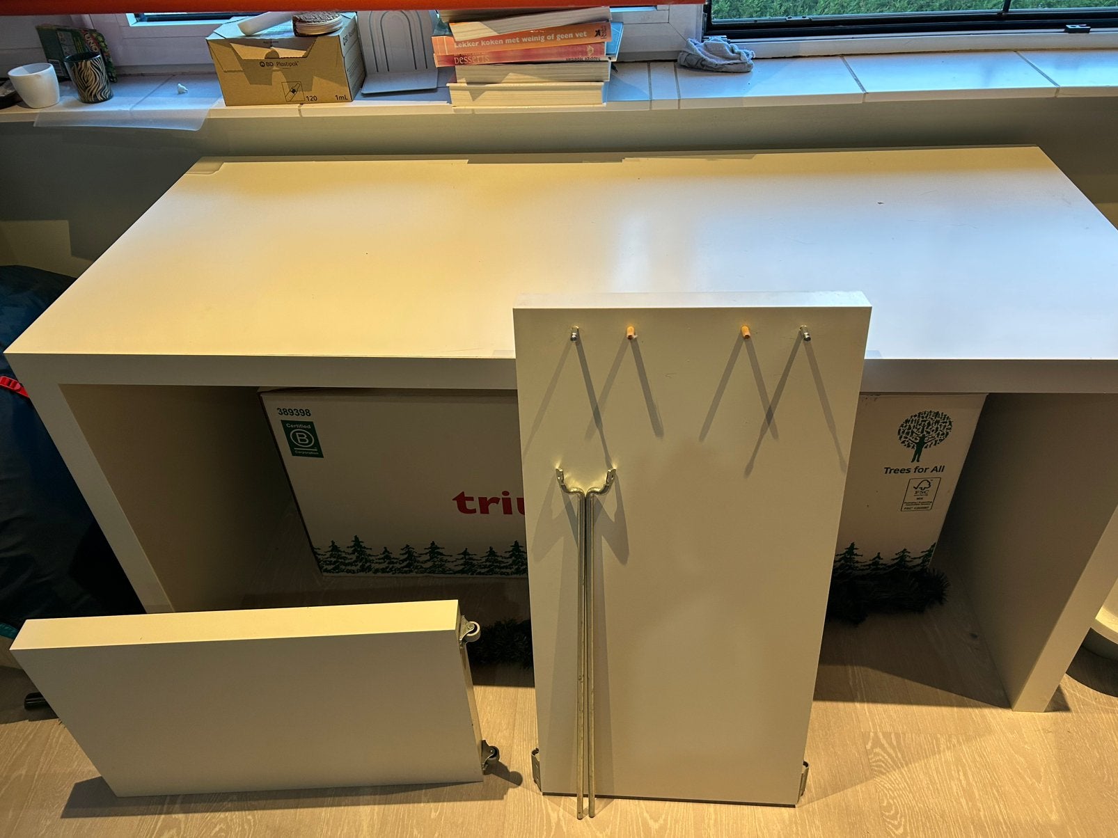 Ikea bureau met gebruiksporen, Ophalen, Gebruikt, IKEA