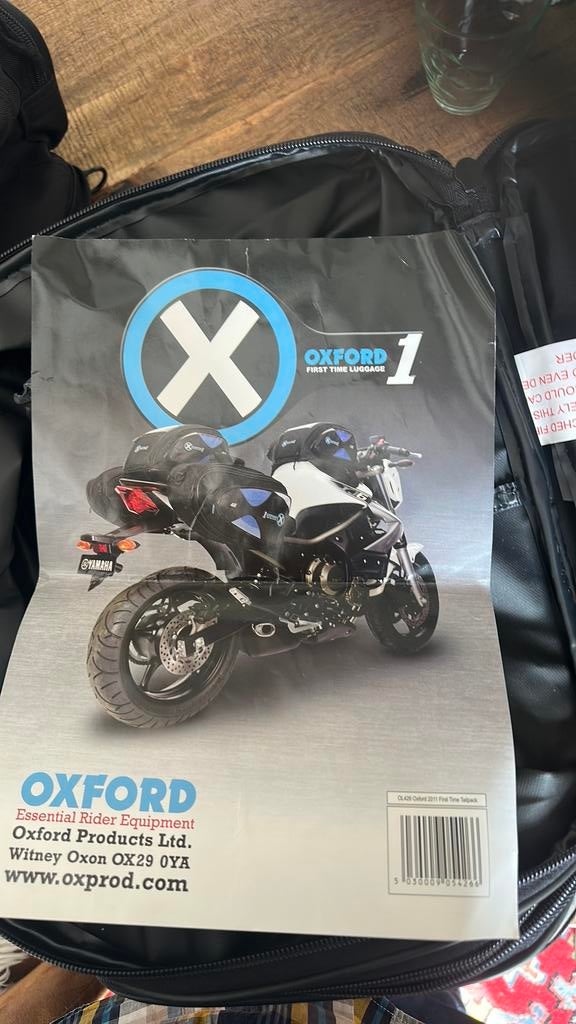 2 koffers Oxford 1 first time luggage tailpack 2 x 36liter, Motoren, Accessoires | Koffers en Tassen, Ophalen of Verzenden, Nieuw