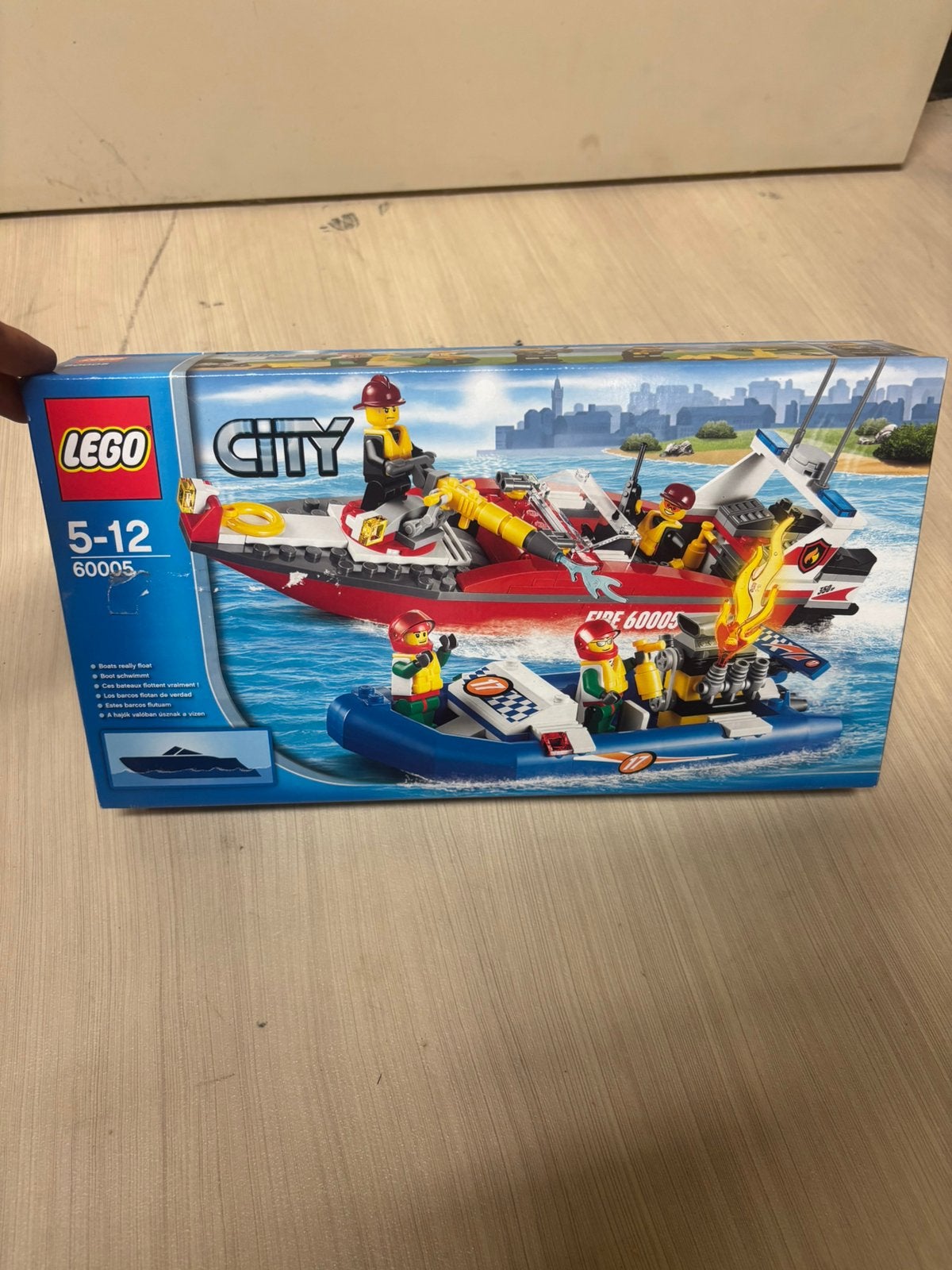 LEGO City 60005 Brandweerboot – ongeopend, City, Lego, Nieuw, Ophalen of Verzenden